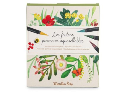 Moulin Roty Akvarelové fixy Le Jardin du Moulin