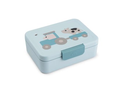 Krabička na svačinu Tiny Farm modrá