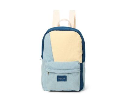 Studio Noos Batůžek Midi Backpack Denim Patchwork