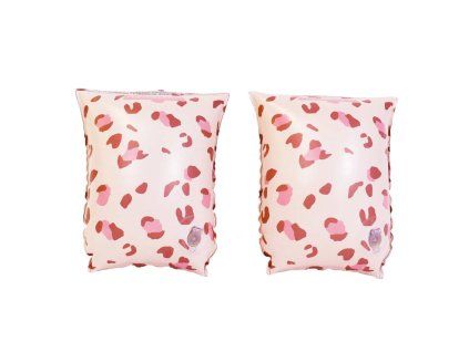 Dětské rukávky Swim Essentials Old pink Leopard