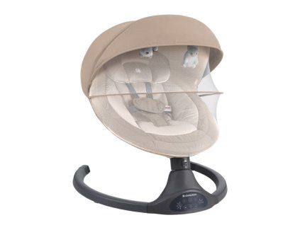 KikkaBoo Houpací lehátko elektrické Codie Beige (1)
