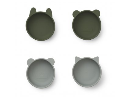 IGGY SILICONE BOWLS DOVE BLUE HUNTER GREEN 4.20