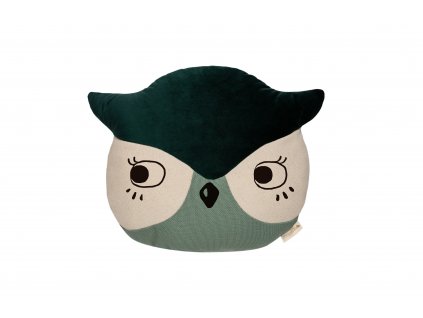 Wild animals owl cushion eden green nobodinoz 1 8435574918277