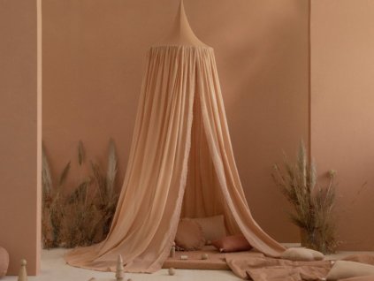 baldachyn vera s krajkou sienna brown