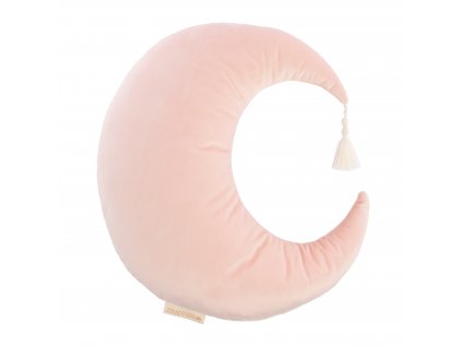 Pierrot moon velvet cushion bloom pink nobodinoz 1 2000000112626
