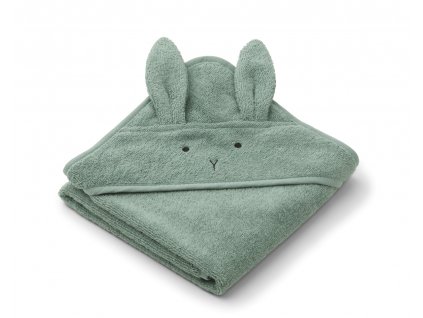 LW14757 Albert hooded towel 7376 Rabbit peppermint Extra 0