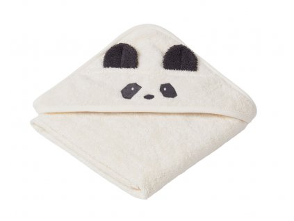 Augusta hooded towel LW14760 0010 Panda Creme de la creme 1 22 1