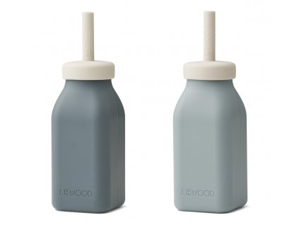 LW14252 Erika milkshake bottle 2 pack 9298 Blue mix Extra 0