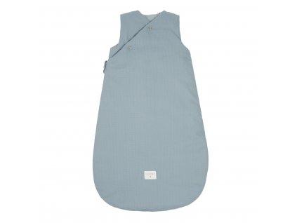 Fuji honeycomb warm sleeping bag 6 18 months stone blue nobodinoz 1 8435574925572
