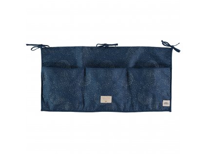 Merlin crib organizer gold bubble night blue nobodinoz 1 2000000099484