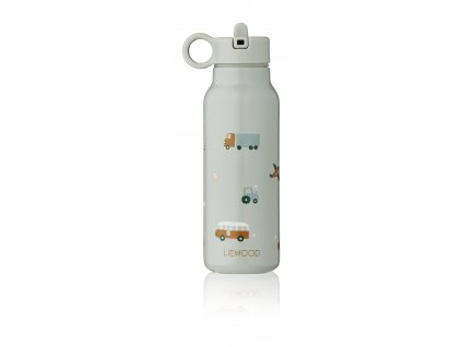 Falk water bottle 350 ml LW14325 9873 Vehicles dove blue mix 1 22 1