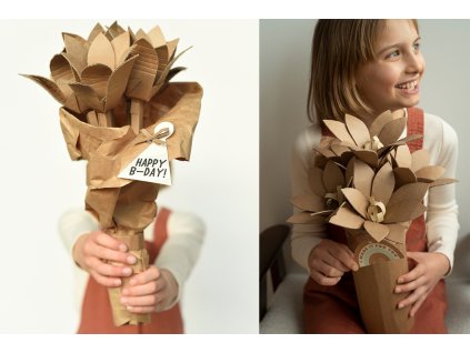 koko cardboards diy flowers 1
