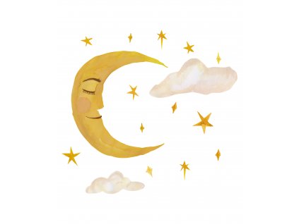Wall sticker Moon primary