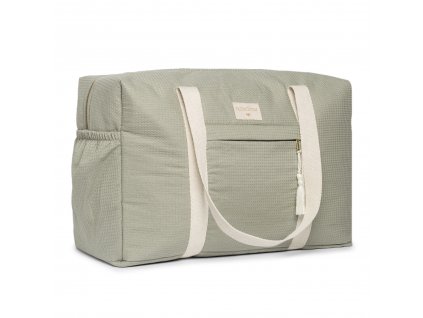 Opera waterproof maternity bag laurel green nobodinoz 1 8435574919229