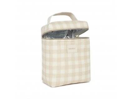 Concerto insulated baby bottle and lunch bag ivory checks nobodinoz 3 8435574929754