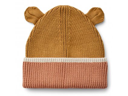 Čepice s oušky Gina Beanie Tuscany rose mix