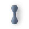 Mushie Silikonové kousátko Baby Rattle Tradewinds