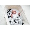 Ahojbaby Dětský košík pro miminko Paper Dream white + matrace