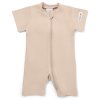 Moniel Dětský overal s krátkým rukávem Medvěd Pastel béžová