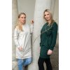 Moniel kojící mikina dlouhá Basic Dark Green