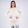 Dlouhá mikina Moniel Basic Light Beige