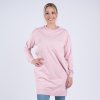 Dlouhá kojící mikina Basic Powder Pink
