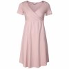 Moniel košilka/šaty kojící Pastel růžová