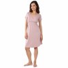 Moniel košilka/šaty kojící Pastel růžová