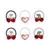 Gumičky do vlasů Mimi & Lula Red Cherries mini ponies