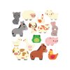 DJECO Přemístitelné samolepky Zvířata na farmě2
