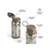 Dětská termoska s brčkem Tiny Trails písková 340 ml (2)