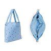 Studio Noos Přebalovací taška Diaper bag Light Blue Hearts Puffy (1)
