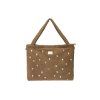 Studio Noos Přebalovací taška Diaper Bag Teddy Brown Hearts