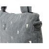 Studio Noos Přebalovací taška Diaper Bag Denim Grey Hearts (2)