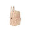 Studio Noos Batůžek Midi Backpack Poplin Butter Yellow Stripped (3)