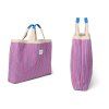 Studio Noos Plážová taška Beach Bag Poplin Raspberry Striped (1)