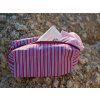 Studio Noos Kosmetická taška Poplin Raspberry Striped (3)