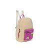 Studio Noos Batůžek Midi Backpack Teddy Ecru Purple (3)