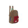 Studio Noos Batůžek Midi Backpack Teddy Brown Burgundy (2)