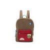 Studio Noos Batůžek Midi Backpack Teddy Brown Burgundy