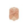 Fable Bow Clip Stripe Coral