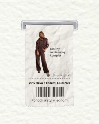 NOVOROČNÍ VÝPRODEJ ! 20% na vše 🛍️ Kód; LEDEN20