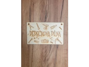 Cedulka - dědečkova dílna