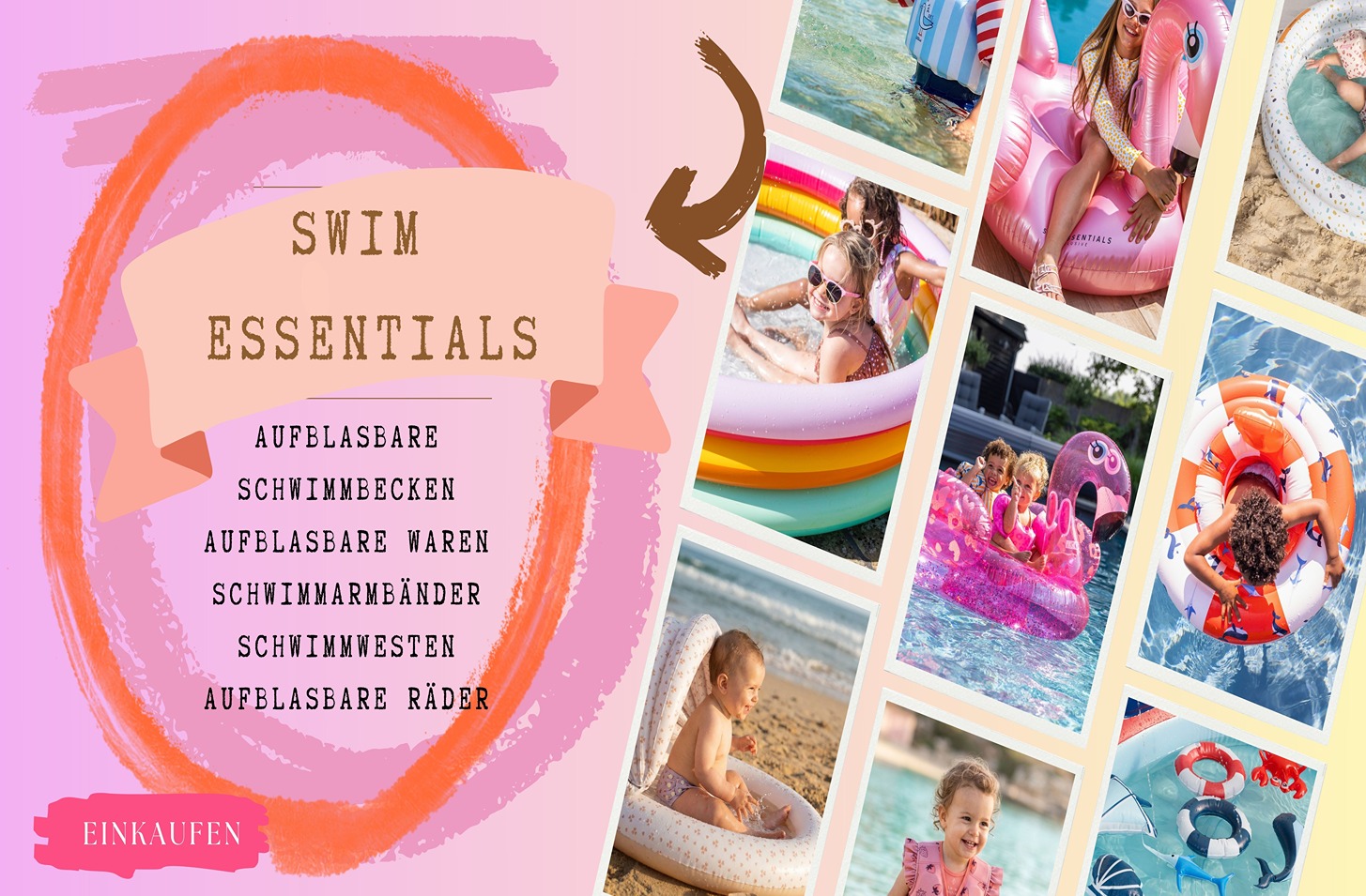 Schwimmutensilien – Sommerspaß