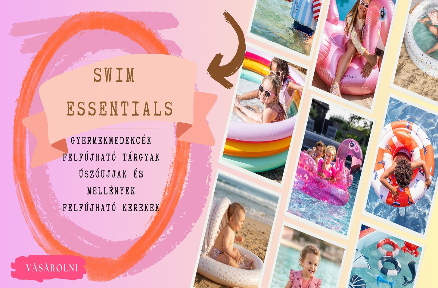 Úszófelszerelések - nyári szórakozás