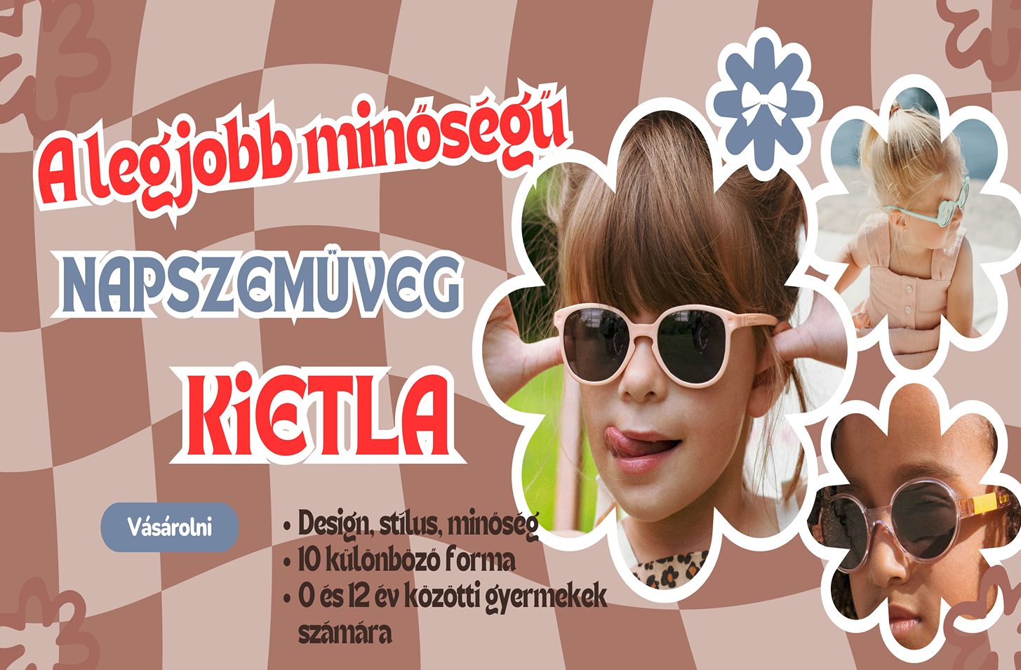 gyerek napszemüveg Kietla