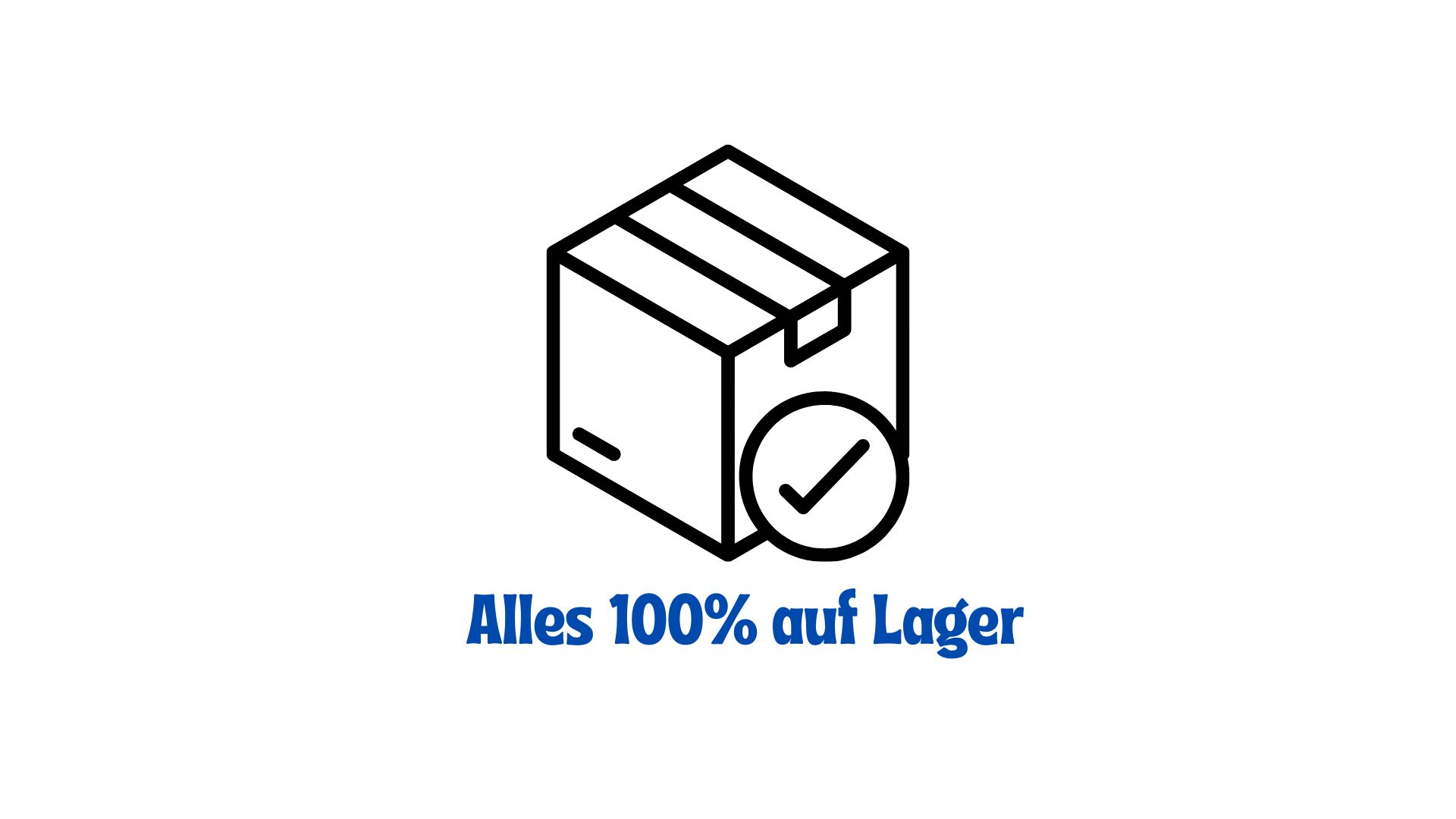 Alles 100% auf Lager