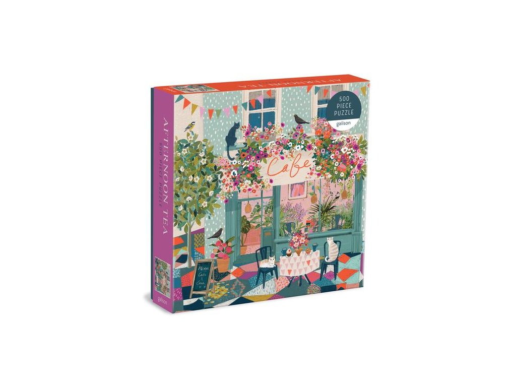Galison Puzzle Nachmittagstee im Café 500 Teile