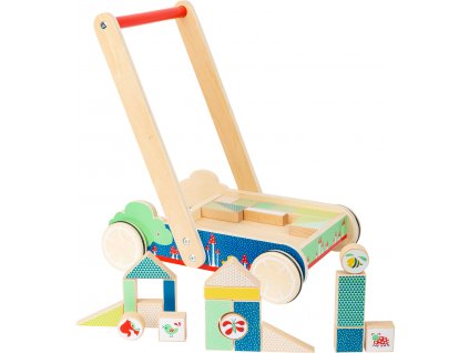 11435 legler small foot design move it babywalker mit bausteinen b