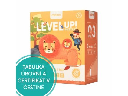 1005 3 level up 03 zviratka v prirode puzzle